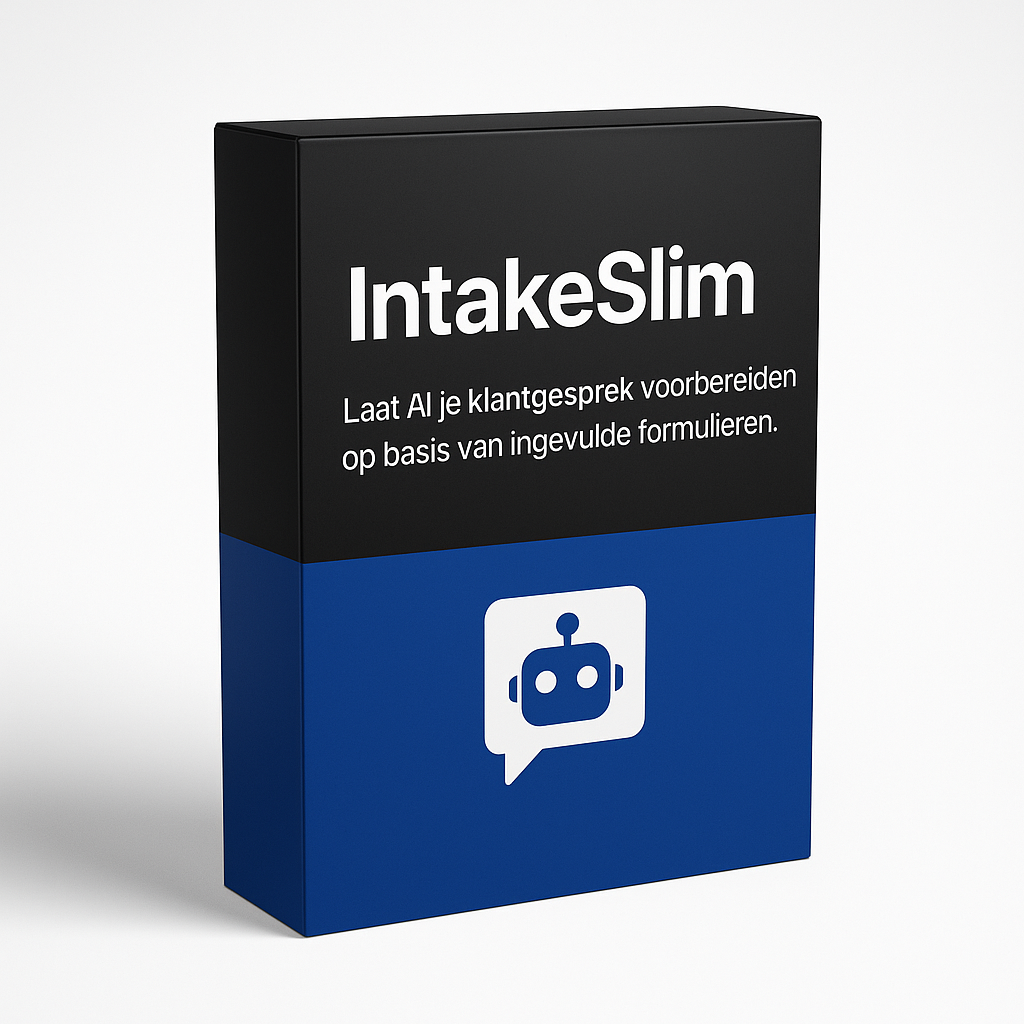 IntakeSlim - Laat AI je klantgesprek voorbereiden op basis van ingevulde formulieren.
