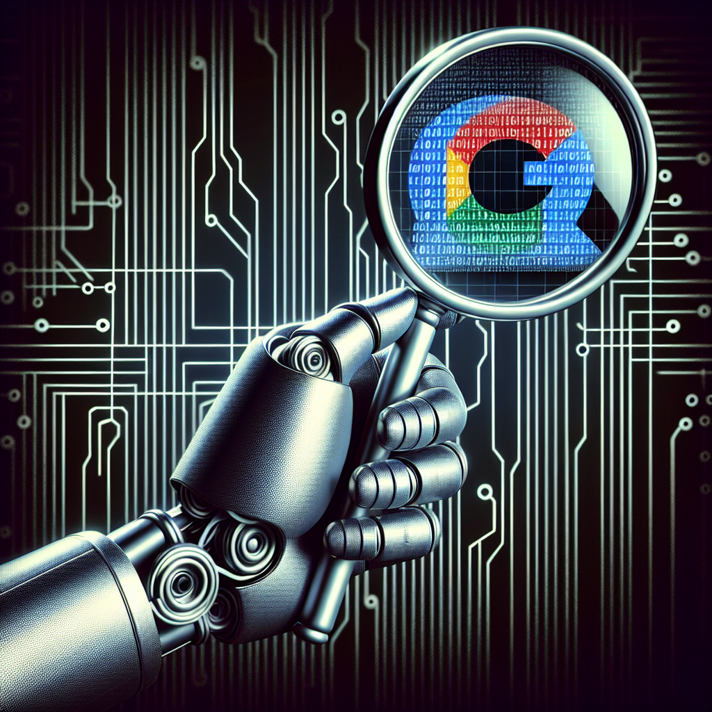 Afbeelding van zoekresultaten, vraag: Beoordeelt Google AI-inhoud negatief, met een focus op ranking en optimalisatie.