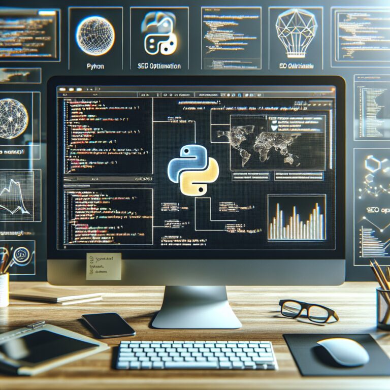 Python voor SEO-gebruikers, werkend aan data-analyse en geautomatiseerde zoekmachineoptimalisatietools.