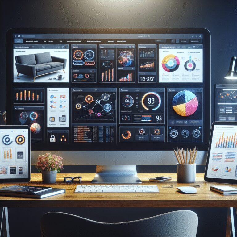 Illustratie van een succesvol online marketing bureau webshop met focus op digitale groei en klantgerichte strategieën.