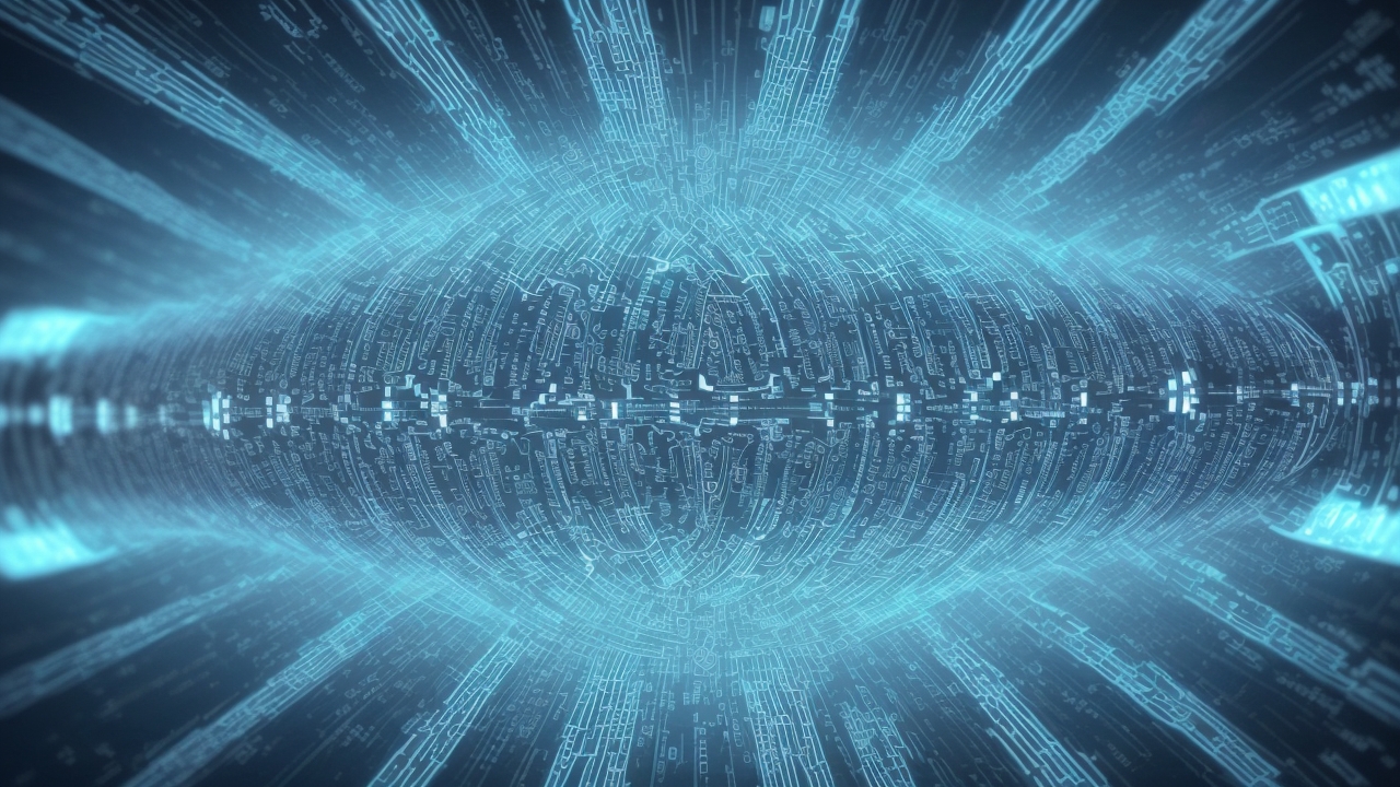 Realistic voice cloning illustration showcasing advanced audio synthesis technology and its applications in modern media.