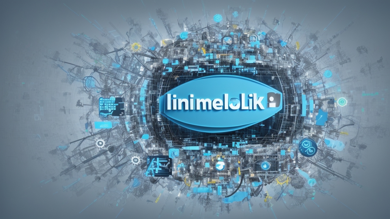 Illustration of a person sending automated LinkedIn messages, showcasing efficient networking through advanced digital tools.