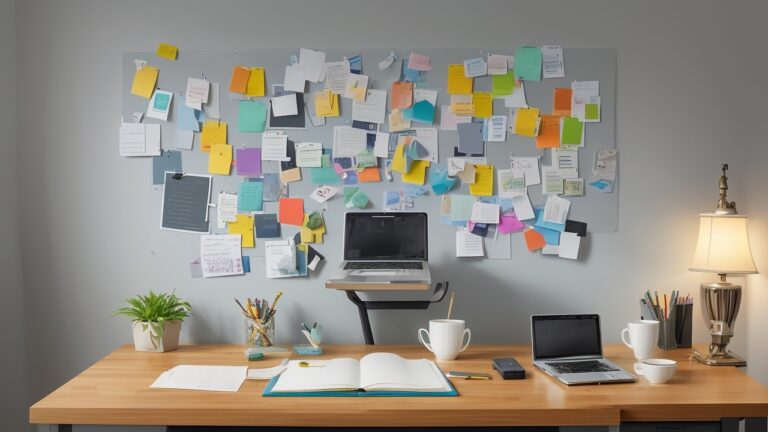 Image of a confident boaster sharing tips to boost achievements with determination, ambition, and self-belief in a vibrant setting.