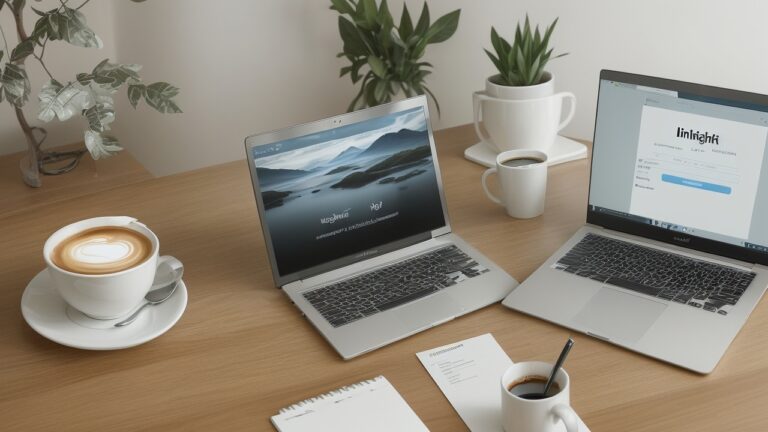 Professional using computer for boolean search LinkedIn techniques, enhancing profile visibility and networking skills.