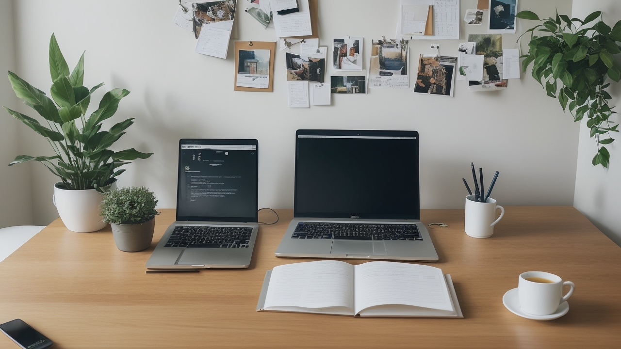 Illustration of exporting Instagram followers list using a tool, featuring a laptop screen displaying follower data export.