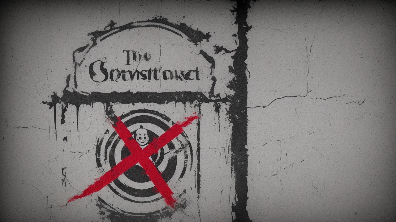 Ghostbuster symbol representing supernatural elimination, featuring a ghost in a red ban circle, iconic in pop culture and film.