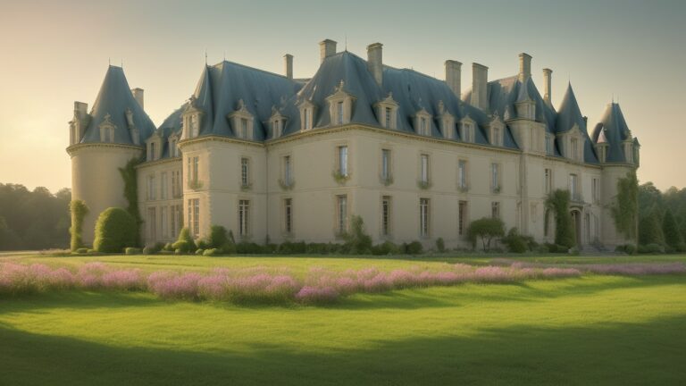 Haunted castle in France shrouded in mist, illustrating the chilling presence of ghosts France and eerie tales revealed.