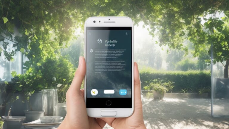 Illustration depicting a smartphone showcasing steps on how to unfollow everyone on ig at once for efficient social media management.