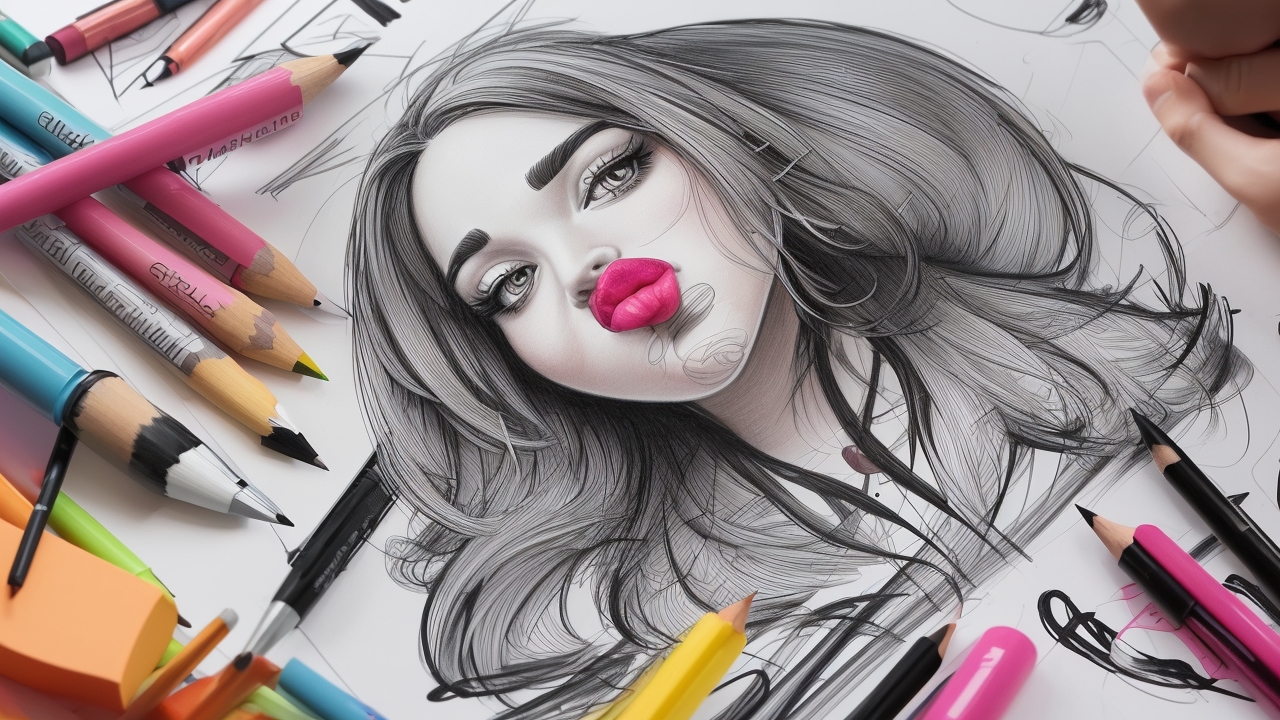 "Lips cartoon guide showcasing diverse styles, highlighting colorful and expressive lip art in animated illustrations."