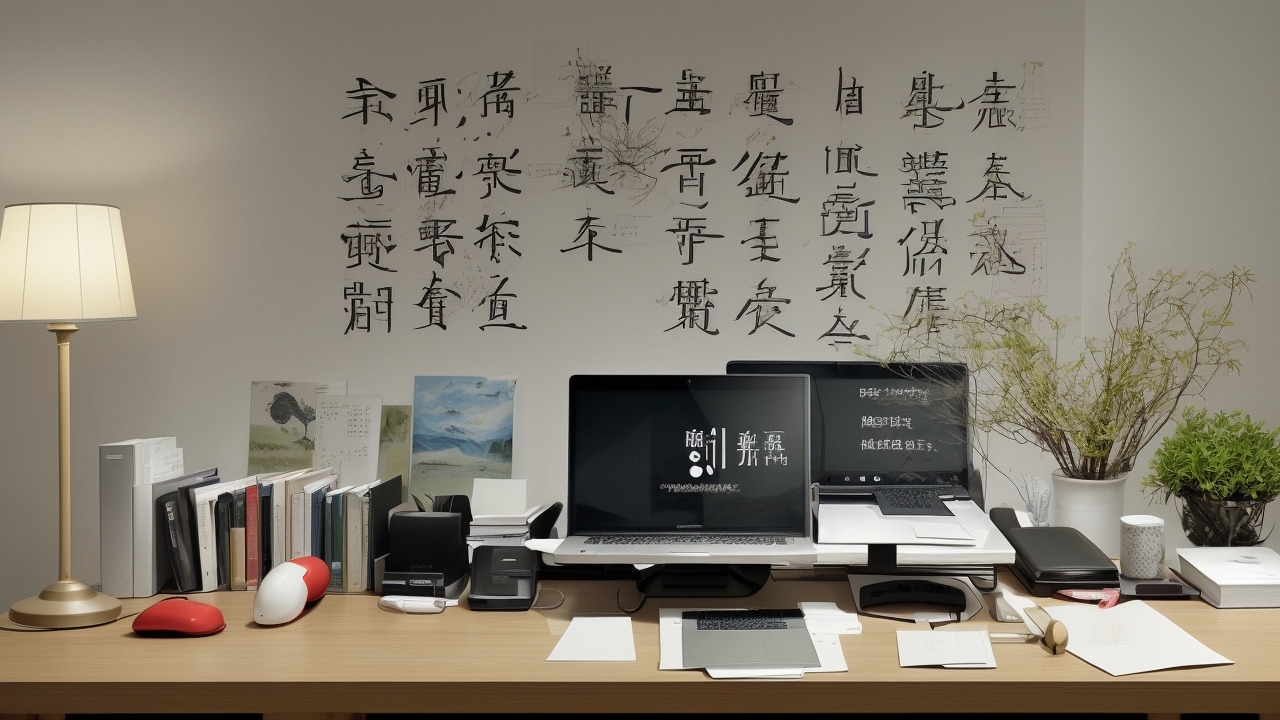 A person using a smartphone app to translate English to Chinese, with icons of language and translation tools visible.
