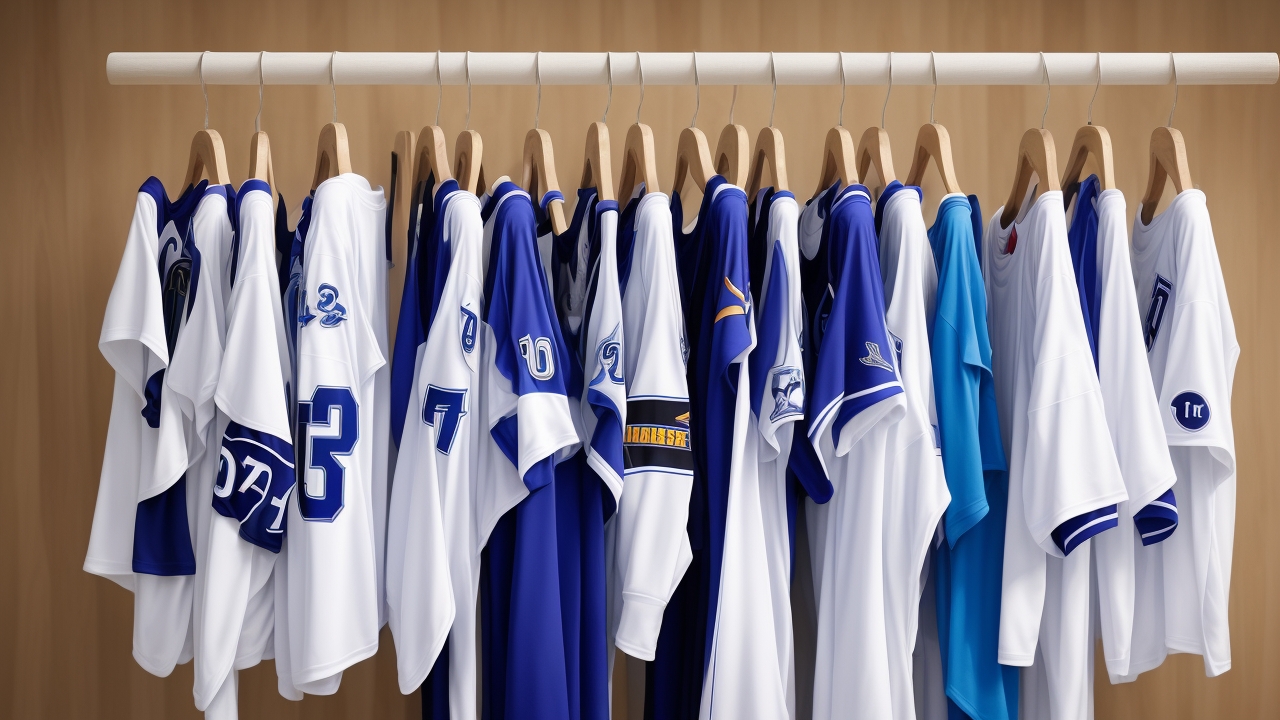 Close-up view of a high-quality Phantoms jersey, showcasing detailed design and vibrant team colors for sports enthusiasts.